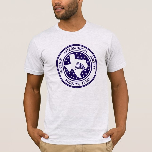 HAT blaues Logo-T-Shirt - nur Licht T-Shirt (Vorderseite)