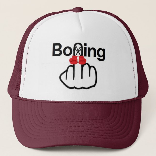 Hat Boxing Gedreht Truckerkappe (Vorderseite)