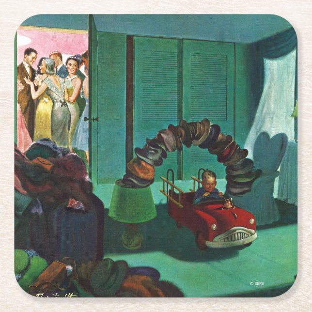 Hat Bridge Rechteckiger Pappuntersetzer (Vorderseite)