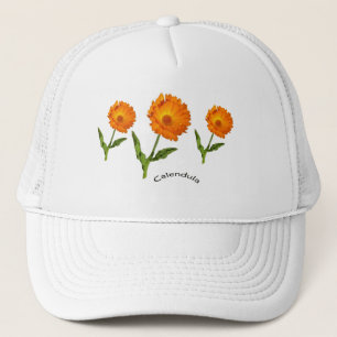 Hat - Calendula mit Text Truckerkappe