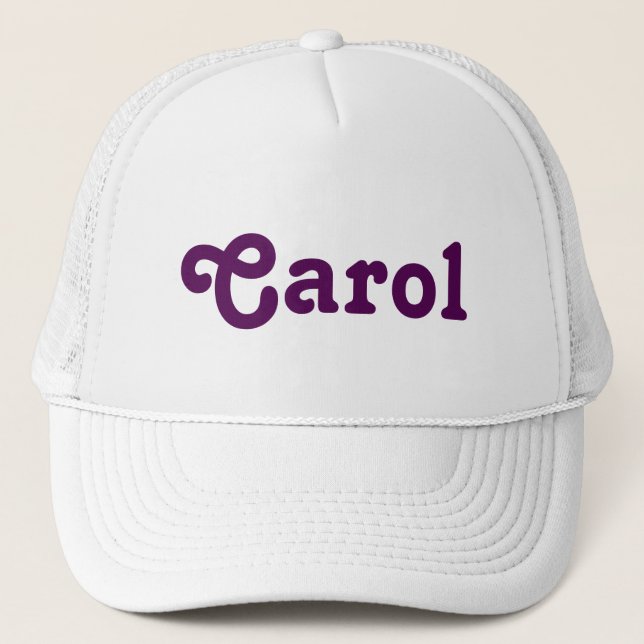 Hat Carol Truckerkappe (Vorderseite)