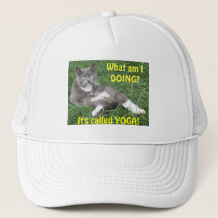 Hat Cat Yoga Truckerkappe