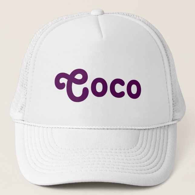 Hat Coco Truckerkappe (Vorderseite)