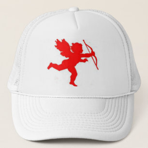 Hat Cupid Red Schlicht Truckerkappe