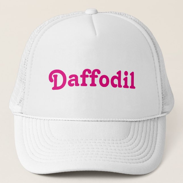 Hat Daffodil Truckerkappe (Vorderseite)