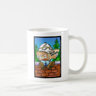 Hat der New Yorker Humpty Dumpty getötet? Cartoon  Kaffeetasse