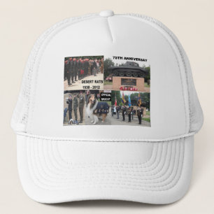 Hat Desert Rat 75-jährige Jubiläumsfeiern Truckerkappe
