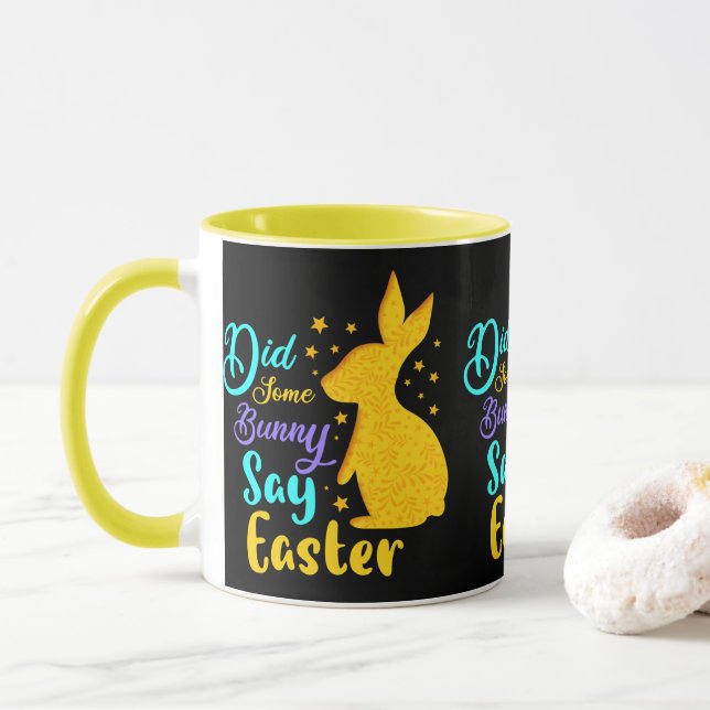 Hat ein paar Sonnenstrahlen zu Ostern gesagt? Tasse (Mit Donut)