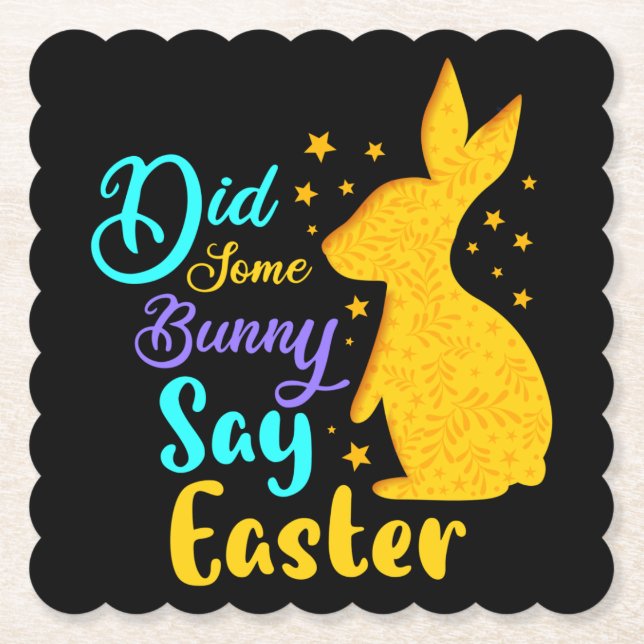 Hat ein paar Sonnenstrahlen zu Ostern gesagt? Untersetzer (Vorderseite)