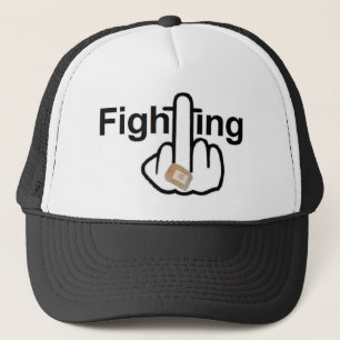 Hat Fighting Gedreht Truckerkappe