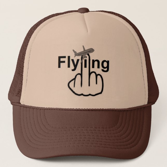 Hat Flying Dreh Truckerkappe (Vorderseite)