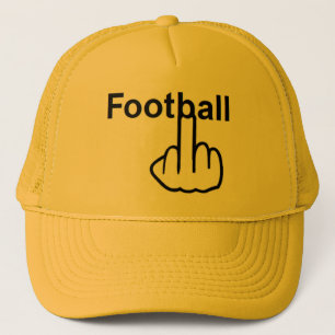 Hat Football Gedreht Truckerkappe