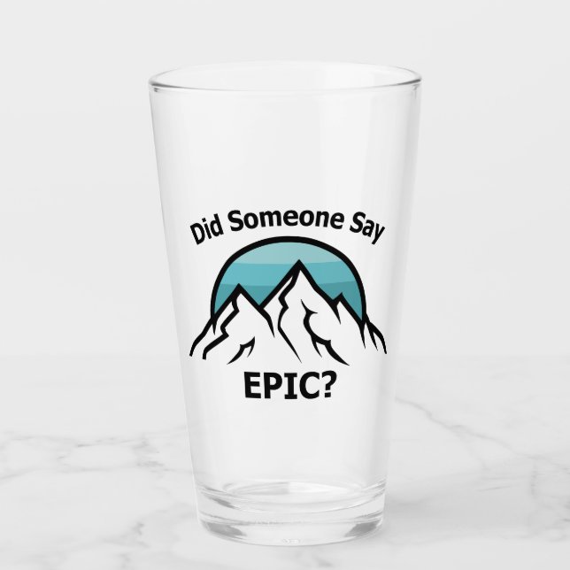 Hat jemand Epic gesagt? Glas (Vorderseite)