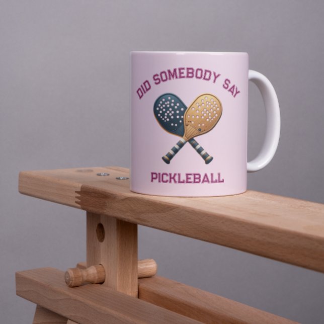 Hat jemand Pickleball gesagt? Kaffeetasse (Von Creator hochgeladen)