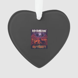 Hat jemand Süßigkeiten gesagt Halloween Alpaka Hex Ornament