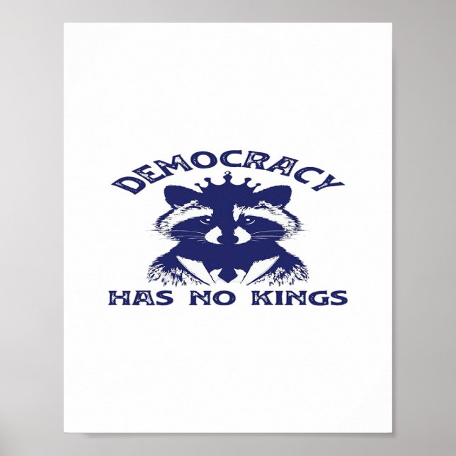 Hat Keine Könige Patriotisch Poster (Vorne)