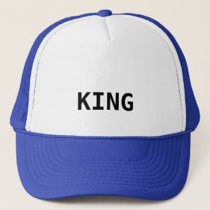 Hat King Cap Custom Text Trucker Hats oder Caps Truckerkappe