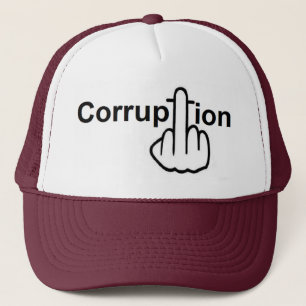 Hat Korruption Sind zum Kotzen Truckerkappe