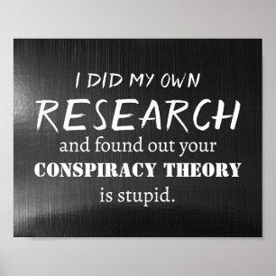 Hat meine eigene Recherche Poster