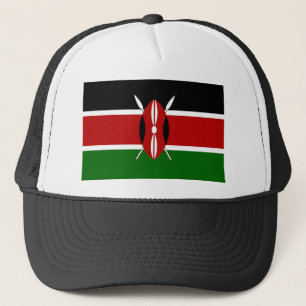 Hat mit der Flagge Kenias Truckerkappe