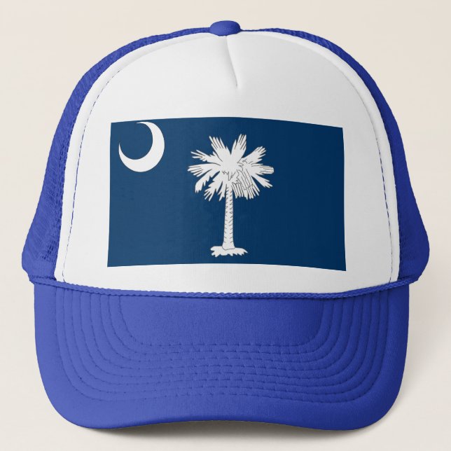 Hat mit Flag South Carolina Staat - USA Truckerkappe (Vorderseite)