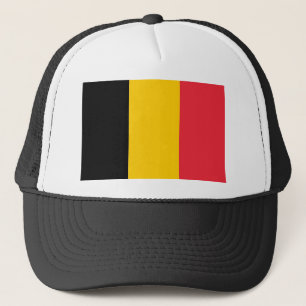 Hat mit Flagge Belgiens Truckerkappe