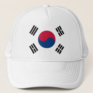 Hat mit Flagge Südkoreas Truckerkappe