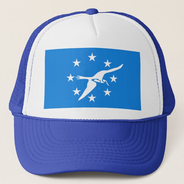 Hat mit Flagge von Corpus Christi, Texas, USA Truckerkappe (Vorderseite)