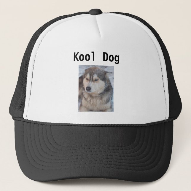 Hat mit Husky Truckerkappe (Vorderseite)