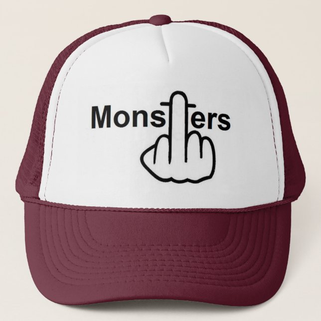 Hat Monster Drehe Truckerkappe (Vorderseite)