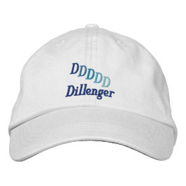 Hat - Name und gestaffelte Monogramm Bestickte Kappe
