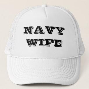 Hat Navy Ehefrau Truckerkappe