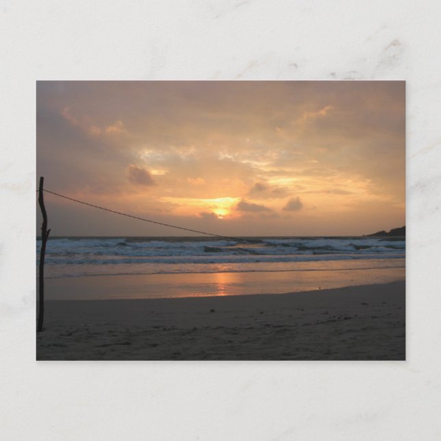 Hat Rin Beach Sunrise ... Koh Phangan, Thailand Postkarte (Vorderseite)