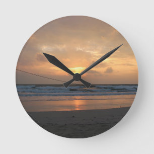 Hat Rin Beach Sunrise ... Koh Phangan, Thailand Runde Wanduhr
