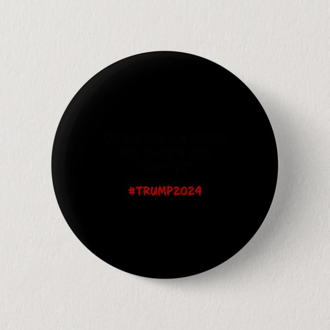 Hat sie es nicht geschafft Funny Kamala Harris Tru Button (Vorderseite)