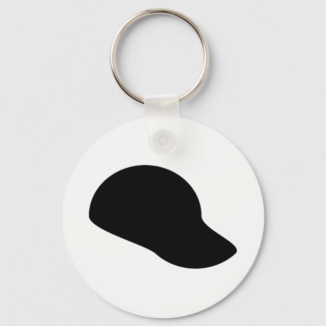Hat-Silhouette Schlüsselanhänger (Vorderseite)
