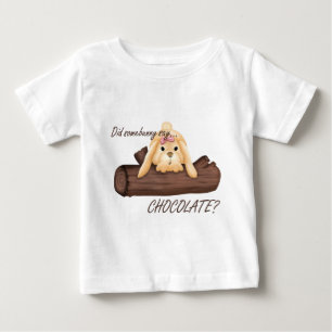 Hat Somebunny gesagt, CHOCOLATE Säugling T - Shirt