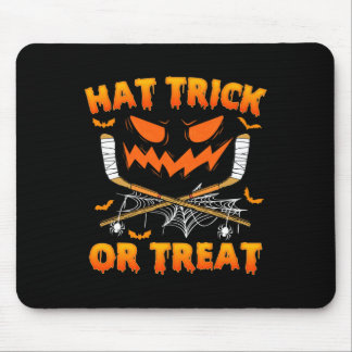 Hat Trick oder Treat Fun Eishockey Halloween Costu Mousepad