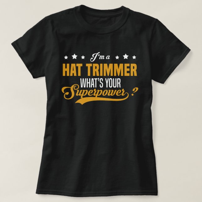 Hat Trimmer T-Shirt (Design vorne)