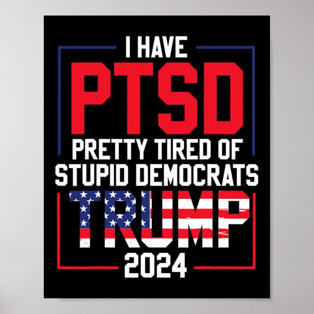 Hat Trump Hübsch müde von dubiosen Demokraten geha Poster (Vorne)
