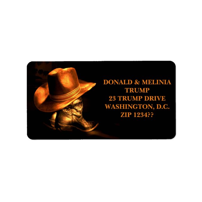 HAT UND BOOTE* ADRESSAUFKLEBER (Vorne)