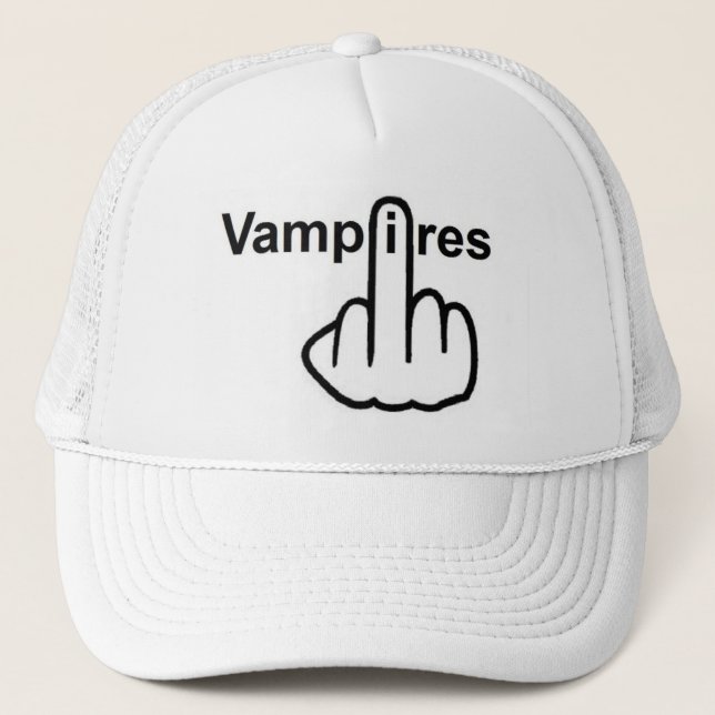 Hat Vampires Gedreht Truckerkappe (Vorderseite)