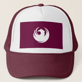 Hat with Flag of Phoenix, Arizona Truckerkappe