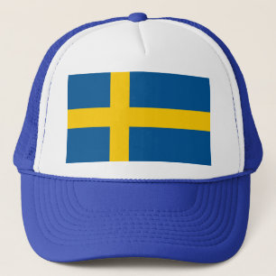 Hat with Flag of Sweden Truckerkappe