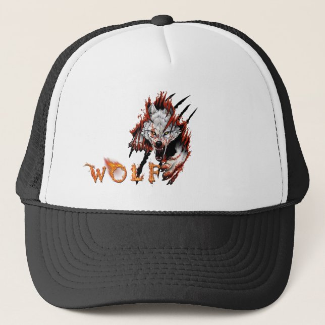 Hat Wolf Truckerkappe (Vorderseite)