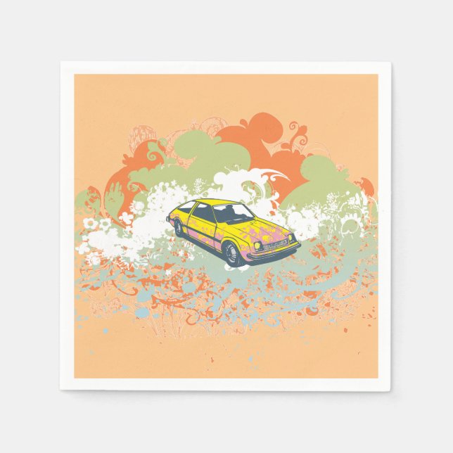 Hatchback Paper Napkins Serviette (Vorderseite)