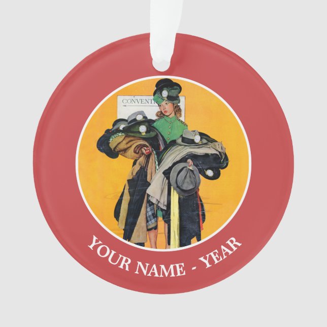 Hatcheck Girl Ornament (Vorderseite)