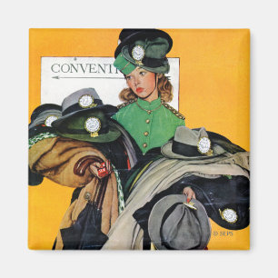 Hatcheck Mädchen Magnet