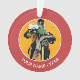 Hatcheck Mädchen Ornament