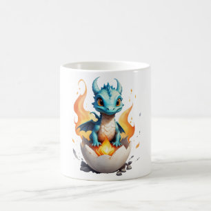 Hatchender Baby-Drache Fantasy Kaffeetasse